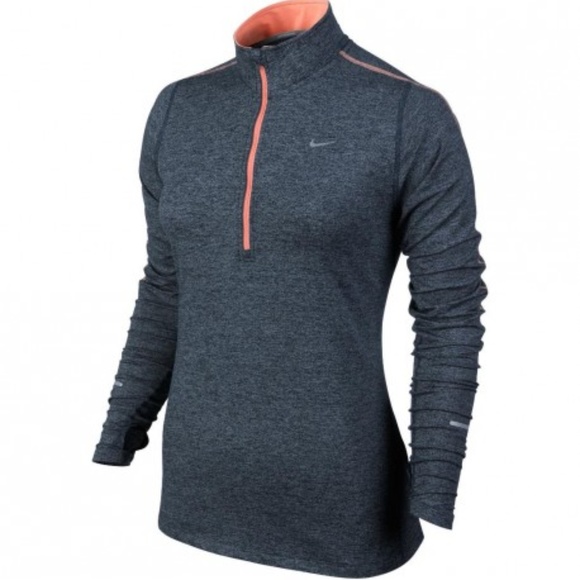 Nike Tops - Nike Running Dri Fit Half Zip Pull Over Shirt